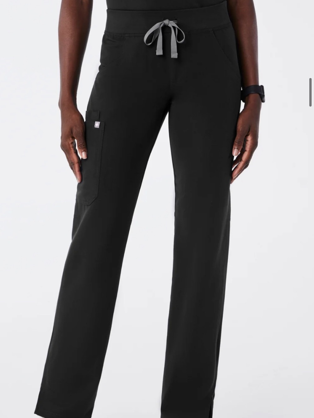 Figs Kade Cargo Pant Black